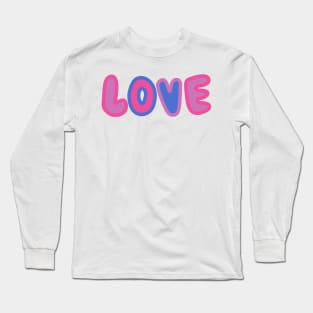 bisexual love Long Sleeve T-Shirt